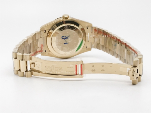 DayDate 40mm 904L Flt YG/YG Grn/Rm GMF VR3255