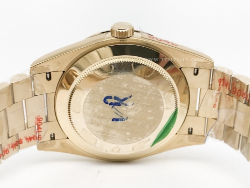 DayDate 40mm 904L Flt YG/YG Grn/Rm GMF VR3255