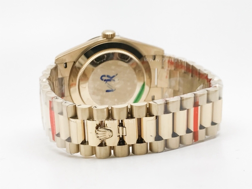 DayDate 40mm 904L Flt YG/YG Grn/Rm GMF VR3255