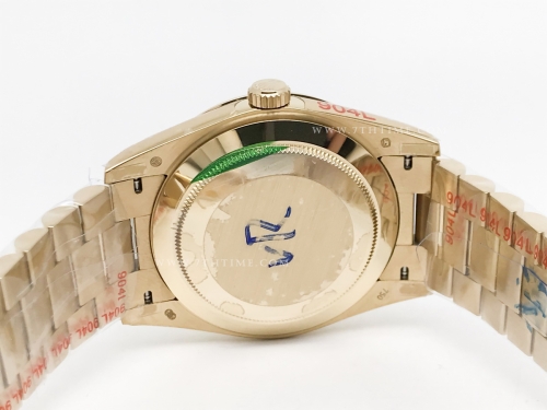 DayDate 40mm 904L Flt YG/YG M-Blk/Dia GMF VR3255