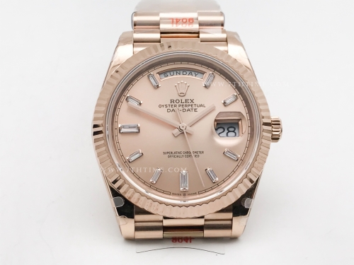 DayDate 40mm 904L Flt RG/RG RG/Dia GMF VR3255