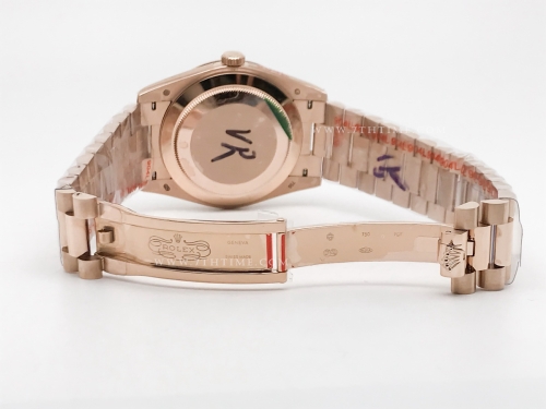 DayDate 40mm 904L Flt RG/RG Brn/Dia GMF VR3255