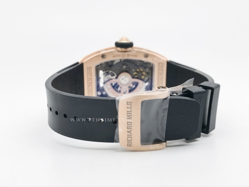 RM07-01 Ladies Diam RG/RU Blk/Blk Skele ZF CRMA2 Clone