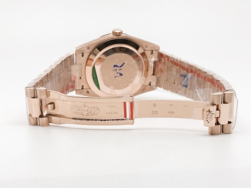 DayDate 40mm 904L Flt RG/RG M-Blk/Dia GMF VR3255