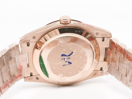 DayDate 40mm 904L Flt RG/RG M-Blk/Dia GMF VR3255