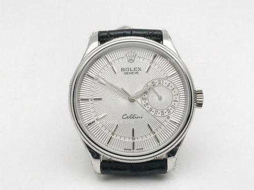 Cellini Date 39mm SS/LE White/Stk GMF Asia 3165 Mod