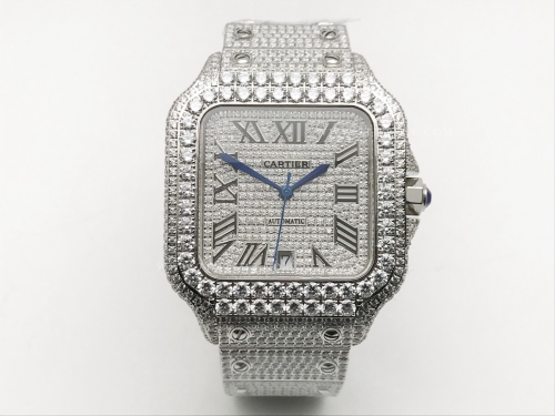 Santos De Cartier 40mm Dia Dia/Dia Dia/Blk TWF MY8215