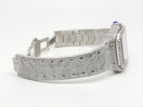 Santos De Cartier 40mm Dia Dia/Dia Red/Dia TWF MY8215