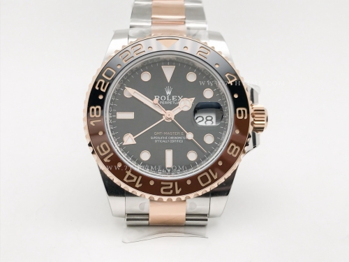 GMT II 126711 904L Wt RG/SS Blk ARF SH3285 CHS