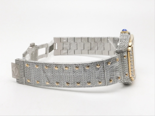 Santos 40mm Dia Dia/Dia/YG Silv/Dia-Rm TWF MY8215