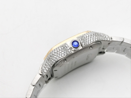 Santos 40mm Dia Dia/Dia/YG Dia/Blk-Rm TWF MY8215