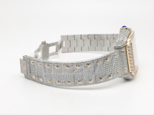 Santos 40mm Dia Dia/Dia/YG Dia-YG/Blu-Rm TWF MY8215