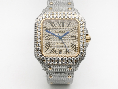 Santos 40mm Dia Dia/Dia/YG Dia-YG/Blk-Rm TWF MY8215