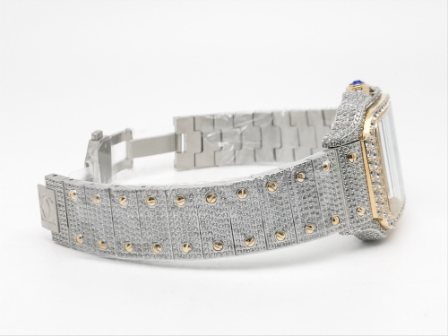 Santos 40mm Dia Dia/Dia/YG L-Blue/Dia-Rm TWF MY8215