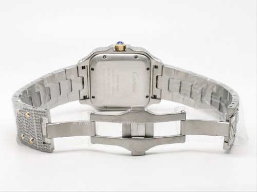 Santos 40mm Dia Dia/Dia/YG L-Blue/Dia-Rm TWF MY8215