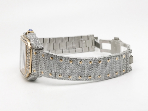 Santos 40mm Dia Dia/Dia/YG Blk/Dia-Rm TWF MY8215