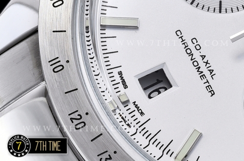 Omega SpeedMaster '57 White Dial with SS Stick Markers Solid Stainless Steel 316L Bracelet