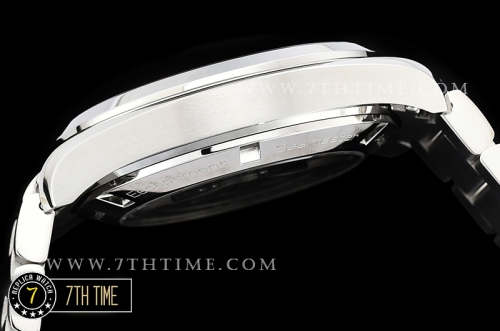 Aqua Terra 150M GMT Smooth Bezel Black Textured Dial with SS Stick Markers Solid Stainless Steel 316F Bracelet