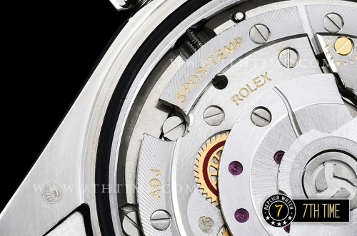 DayDate 228206 Fluted Bezel SS/SS Ice Blue Dial Baugette Diamond Markers A3255 Mod