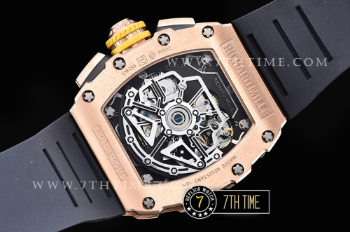 Richard Mille  RM011-03 New Gen Flyback RG/VRU Black A7750 Mod