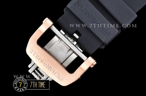 Richard Mille  RM011-03 New Gen Flyback RG/VRU Black A7750 Mod