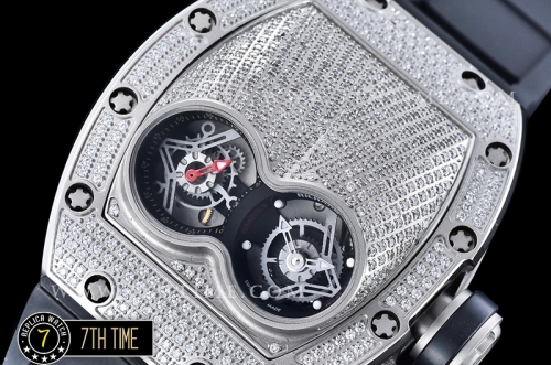 Richard Mille  RM053 Pablo MacDonogh Tourb Diams SS/VRU Black A2824