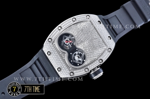 Richard Mille  RM053 Pablo MacDonogh Tourb Diams SS/VRU Black A2824