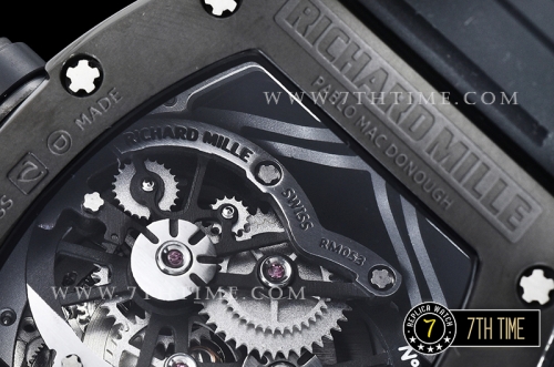 Richard Mille  RM053 Pablo MacDonogh Tourb Diams PVD/VRU Blk A2824