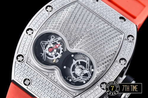 Richard Mille RM053 Pablo MacDonogh Tourb Diams SS/VRU Red Black A2824