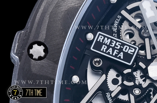 Richard Mille RM035-02 Rafael Nadal L.E FC/VRU Black Japanese Miyota Mod