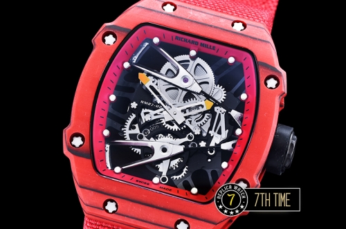 Richard Mille RM027-02 Rafael Nadal L.E. FC/NY Red/Red Miyota Mod