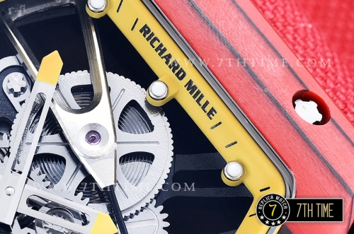 Richard Mille RM027-02 Rafael Nadal L.E. FC/NY Red/Yellow Miyota Mod