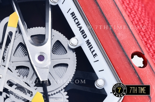 Richard Mille RM027-02 Rafael Nadal L.E. FC/NY Red/White Miyota Mod Red Strap