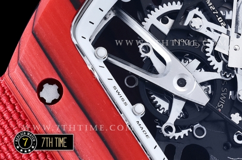 Richard Mille RM027-02 Rafael Nadal L.E. FC/NY Red/White Miyota Mod Red Strap