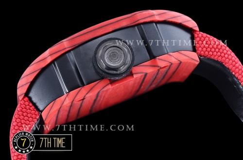Richard Mille RM027-02 Rafael Nadal L.E. FC/NY Red/White Miyota Mod Red Strap