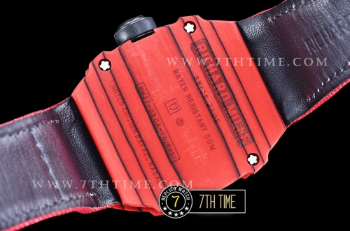Richard Mille RM027-02 Rafael Nadal L.E. FC/NY Red/White Miyota Mod Red Strap