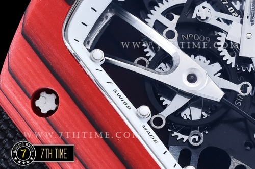 Richard Mille RM027-02 Rafael Nadal L.E. FC/NY Red/White Miyota Mod