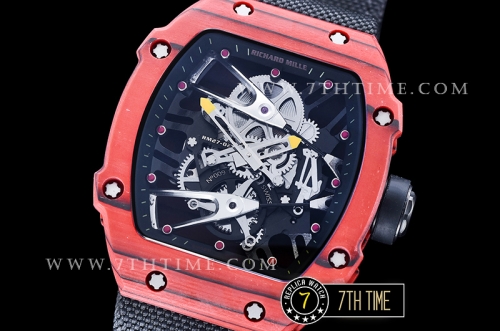 Richard Mille RM027-02 Rafael Nadal L.E. FC/NY Red/Black Miyota Mod