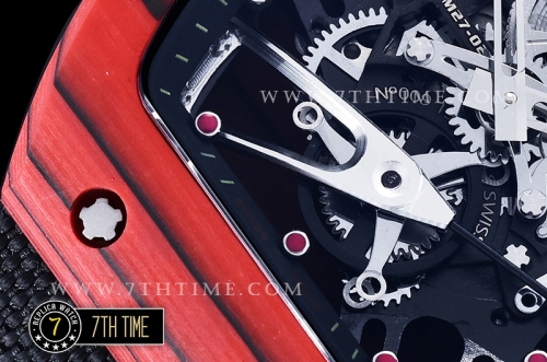 Richard Mille RM027-02 Rafael Nadal L.E. FC/NY Red/Black Miyota Mod