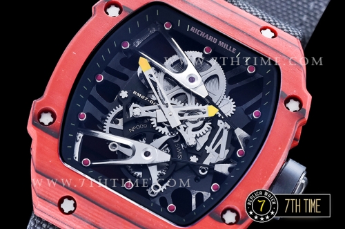 Richard Mille RM027-02 Rafael Nadal L.E. FC/NY Red/Black Miyota Mod