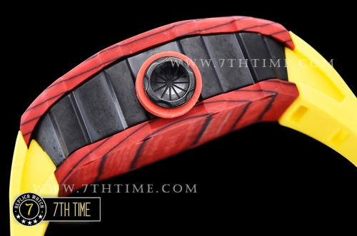 Richard Mille RM035-02 Rafael Nadal Red FC/VRU Black/Black Miyota Mod Yellow Strap