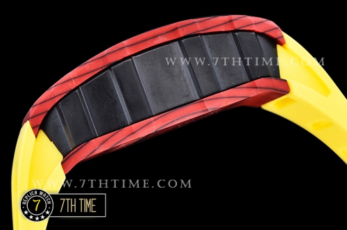 Richard Mille RM035-02 Rafael Nadal Red FC/VRU Black/Black Miyota Mod Yellow Strap