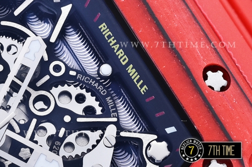 Richard Mille RM035-02 Rafael Nadal Red FC/VRU Black/Black Miyota Mod Red Strap