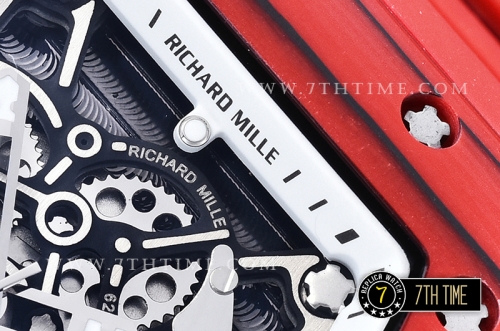 Richard Mille RM035-01 Rafael Nadal Red FC/VRU Black/White Miyota Mod Red Strap