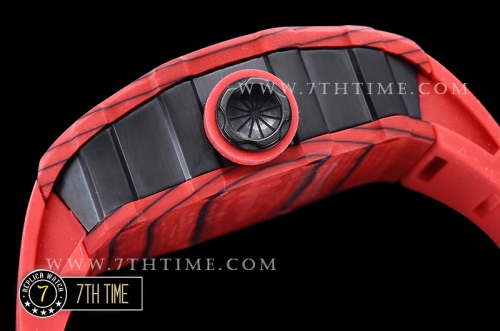 Richard Mille RM035-01 Rafael Nadal Red FC/VRU Black/White Miyota Mod Red Strap