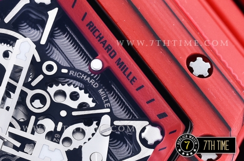Richard Mille RM035-02 Rafael Nadal Red FC/VRU Blk/Red Miyota Mod Red Strap