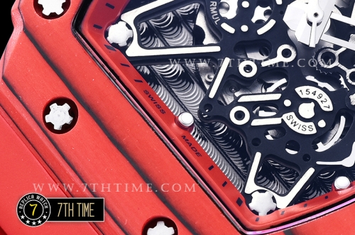 Richard Mille RM035-02 Rafael Nadal Red FC/VRU Blk/Red Miyota Mod Red Strap