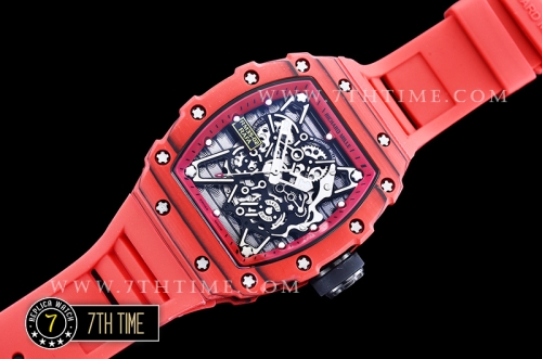 Richard Mille RM035-02 Rafael Nadal Red FC/VRU Blk/Red Miyota Mod Red Strap