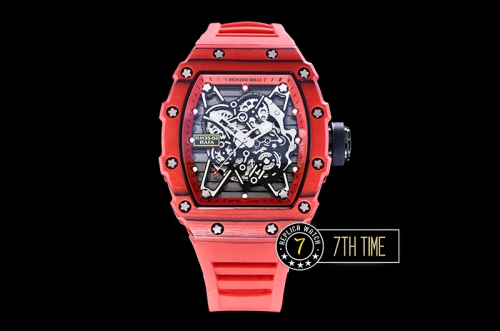 Richard Mille RM035-02 Rafael Nadal Red FC/VRU Blk/Red Miyota Mod Red Strap