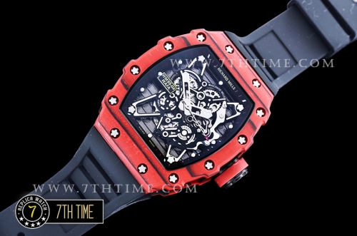 Richard Mille RM035-02 Rafael Nadal Red FC/VRU Blk/Blk Miyota Mod